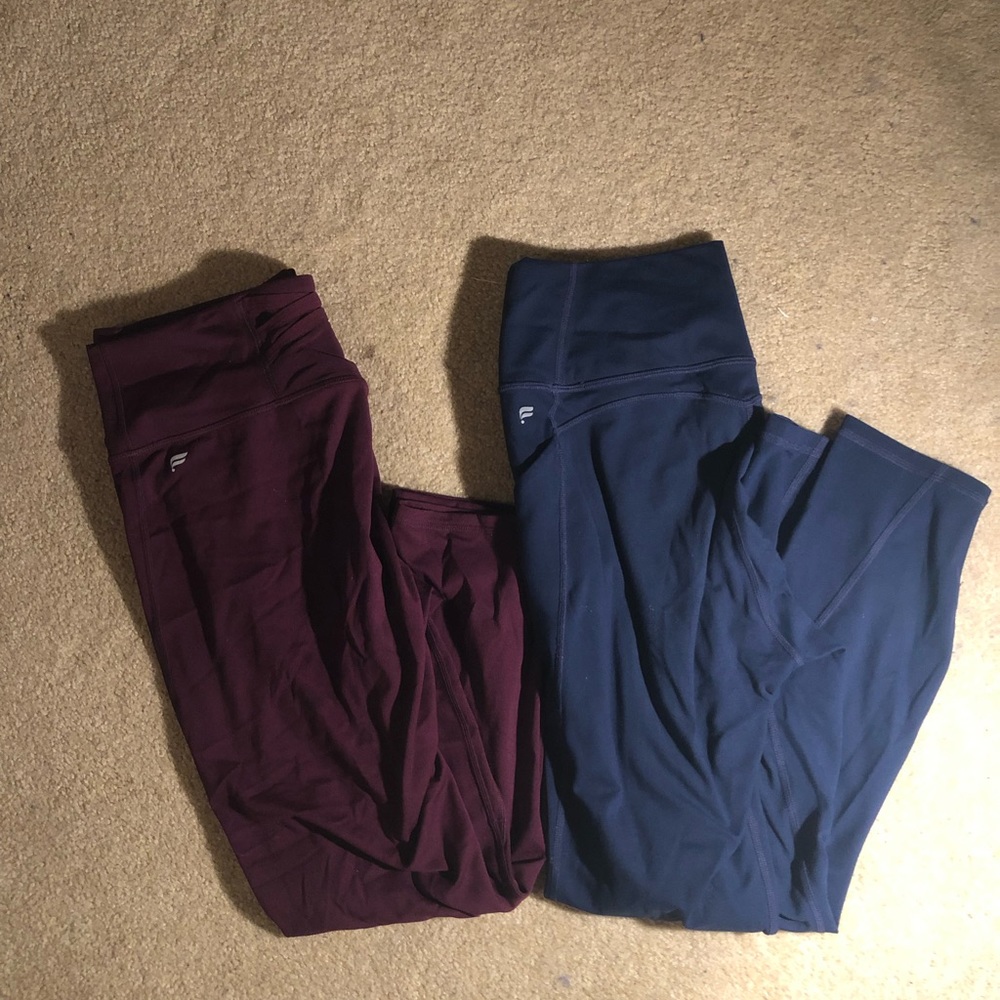 2 PAIR FABLETICS 7/8 LEGGING